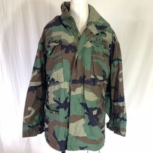 Vintage US Army military cold weather field jacket